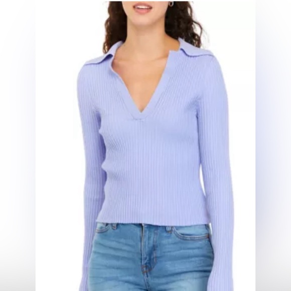 CABANA BY CROWN AND IVY RIBBED POLO - Picture 2 of 3